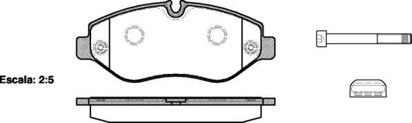 Polcar BS0986494121 Front disc brake pads, set BS0986494121: Buy near me at 2407.PL in Poland at an Affordable price!