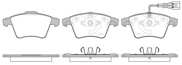 Polcar BS0986494107 Front disc brake pads, set BS0986494107: Buy near me in Poland at 2407.PL - Good price!