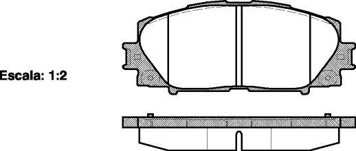 Polcar BS0986494198 Front disc brake pads, set BS0986494198: Buy near me in Poland at 2407.PL - Good price!