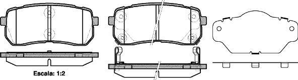 Polcar BS0986494327 Scheibenbremsbeläge hinten eingestellt BS0986494327: Kaufen Sie zu einem guten Preis in Polen bei 2407.PL!