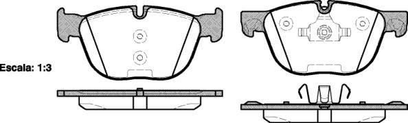Polcar BS0986494191 Front disc brake pads, set BS0986494191: Buy near me in Poland at 2407.PL - Good price!