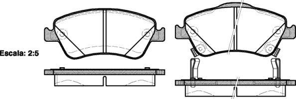 Polcar BS0986494260 Гальмівні колодки передні, комплект BS0986494260: Приваблива ціна - Купити у Польщі на 2407.PL!