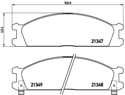 Polcar IE140884 Front disc brake pads, set IE140884: Buy near me in Poland at 2407.PL - Good price!