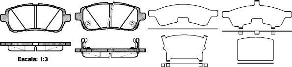 Polcar BS0986494195 Front disc brake pads, set BS0986494195: Buy near me in Poland at 2407.PL - Good price!