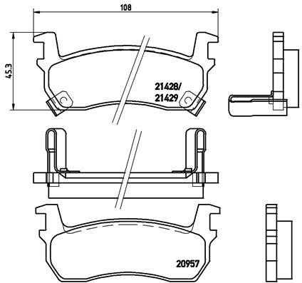 Polcar IE180424 Front disc brake pads, set IE180424: Buy near me in Poland at 2407.PL - Good price!