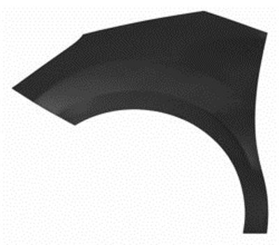 Polcar 231801 Front fender left 231801: Buy near me in Poland at 2407.PL - Good price!