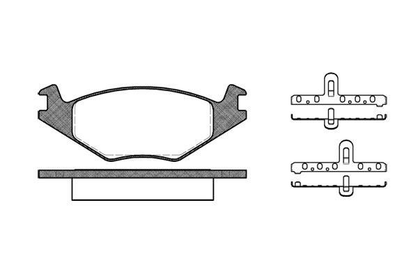 Polcar BS0986468890 Front disc brake pads, set BS0986468890: Buy near me in Poland at 2407.PL - Good price!