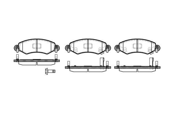 Polcar BS0986424549 Тормозные колодки дисковые передние, комплект BS0986424549: Отличная цена - Купить в Польше на 2407.PL!