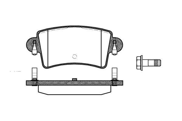 Polcar BS0986424675 Rear disc brake pads, set BS0986424675: Buy near me at 2407.PL in Poland at an Affordable price!
