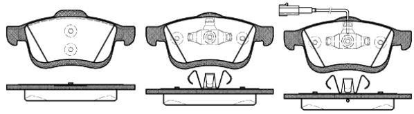 Polcar BS0986494453 Front disc brake pads, set BS0986494453: Buy near me at 2407.PL in Poland at an Affordable price!