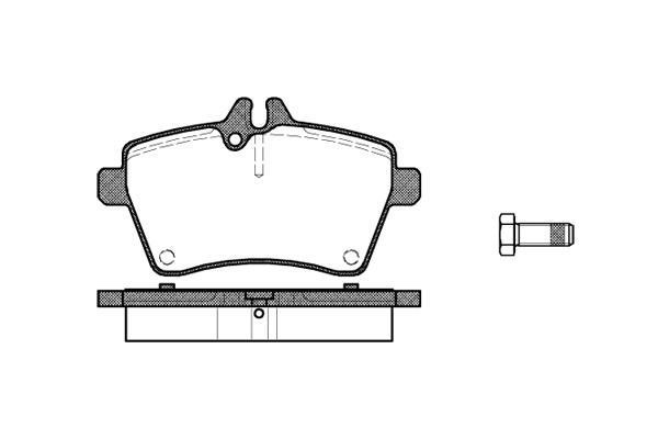 Polcar BS0986494087 Front disc brake pads, set BS0986494087: Buy near me in Poland at 2407.PL - Good price!