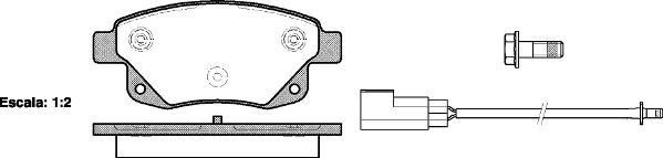 Polcar BS0986494614 Rear disc brake pads, set BS0986494614: Buy near me at 2407.PL in Poland at an Affordable price!