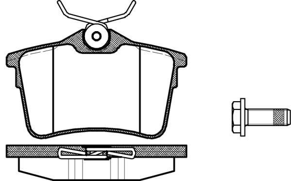 Polcar IE181895 Rear disc brake pads, set IE181895: Buy near me at 2407.PL in Poland at an Affordable price!
