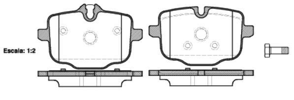 Polcar IE182005 Rear disc brake pads, set IE182005: Buy near me in Poland at 2407.PL - Good price!
