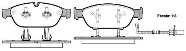 Polcar IE181993 Front disc brake pads, set IE181993: Buy near me in Poland at 2407.PL - Good price!