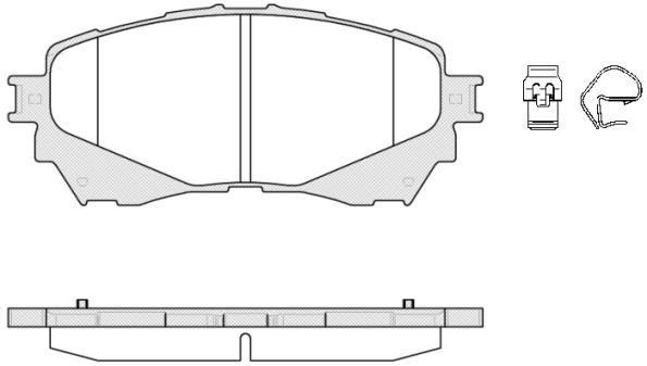 Polcar IE182126 Front disc brake pads, set IE182126: Buy near me in Poland at 2407.PL - Good price!