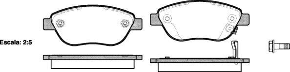Polcar IE181809 Front disc brake pads, set IE181809: Buy near me in Poland at 2407.PL - Good price!