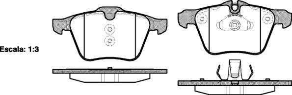Polcar IE181805 Front disc brake pads, set IE181805: Buy near me in Poland at 2407.PL - Good price!
