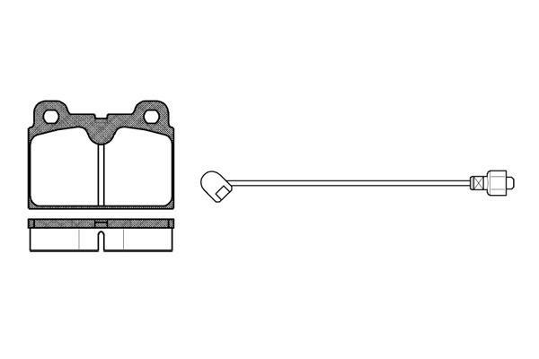 Polcar VA598163 Front disc brake pads, set VA598163: Buy near me in Poland at 2407.PL - Good price!