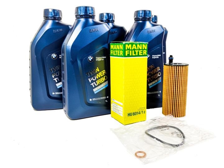 2407PL ZESTAW BMW 1-2-1 Kit oil filter and motor oil for BMW 1, 2, 3, 4, 5, X3, X4, X5. Oil filter Mann-Filter, motor oil original BMW 5 l ZESTAWBMW121: Buy near me at 2407.PL in Poland at an Affordable price!
