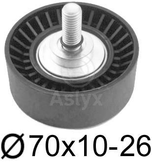 Aslyx AS-521157 Deflection/guide pulley, v-ribbed belt AS521157: Buy near me in Poland at 2407.PL - Good price!
