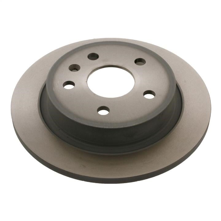 febi 39187 Rear brake disc, non-ventilated 39187: Buy near me in Poland at 2407.PL - Good price!