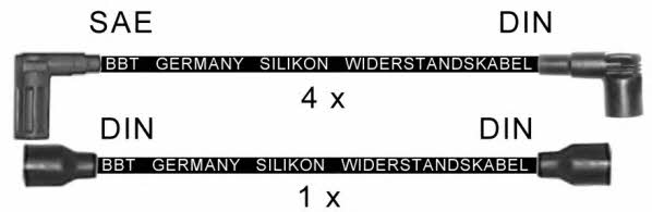 BBT ZK1343 Przewody wysokiego napięcia, komplet ZK1343: Dobra cena w Polsce na 2407.PL - Kup Teraz!