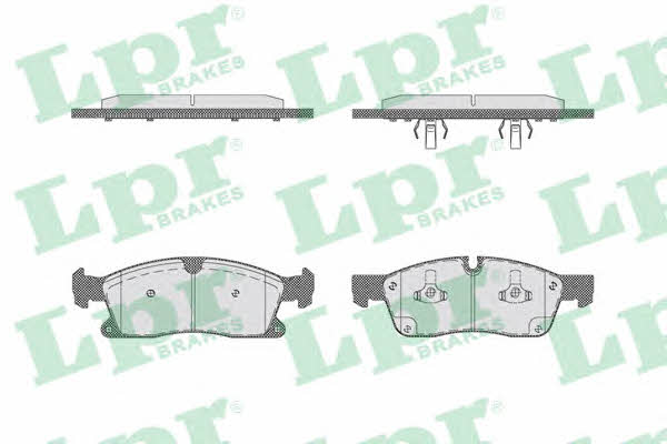 LPR 05P1735 Brake Pad Set, disc brake 05P1735: Buy near me in Poland at 2407.PL - Good price!