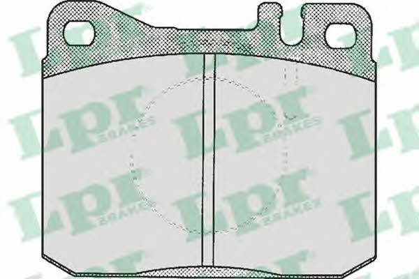 LPR 05P211 Brake Pad Set, disc brake 05P211: Buy near me in Poland at 2407.PL - Good price!