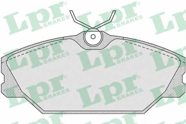 LPR 05P816 Brake Pad Set, disc brake 05P816: Buy near me in Poland at 2407.PL - Good price!
