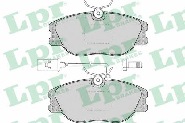 LPR 05P032 Brake Pad Set, disc brake 05P032: Buy near me at 2407.PL in Poland at an Affordable price!