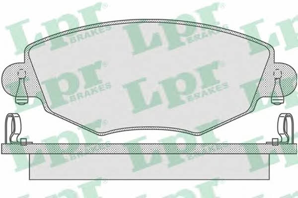 LPR 05P865 Brake Pad Set, disc brake 05P865: Buy near me in Poland at 2407.PL - Good price!