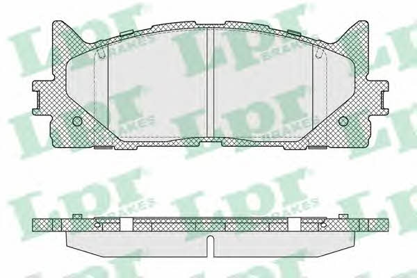 LPR 05P1593 Тормозные колодки дисковые, комплект 05P1593: Отличная цена - Купить в Польше на 2407.PL!