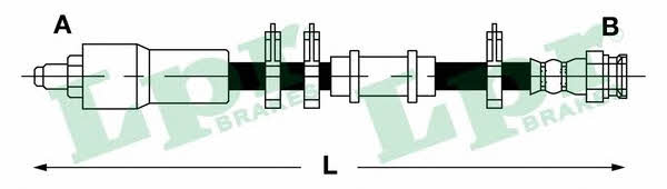 LPR 6T47856 Bremsschlauch 6T47856: Kaufen Sie zu einem guten Preis in Polen bei 2407.PL!