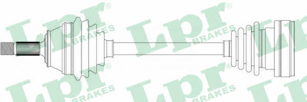 LPR DS51025 Drive shaft DS51025: Buy near me in Poland at 2407.PL - Good price!
