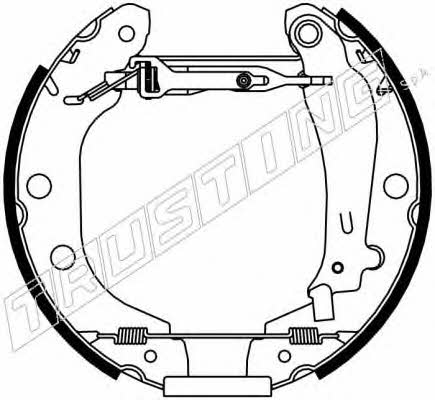 Trusting 6187 Bremsbackensatz 6187: Kaufen Sie zu einem guten Preis in Polen bei 2407.PL!