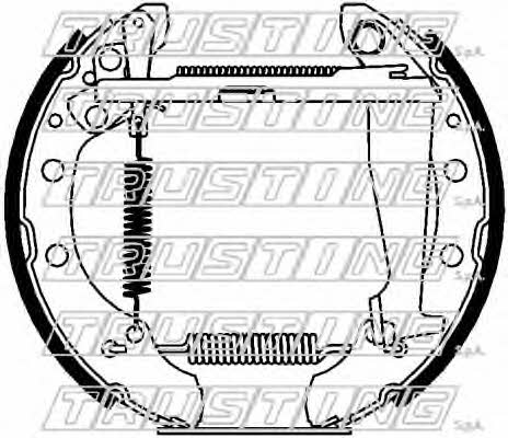 Trusting 6417 Brake shoe set 6417: Buy near me at 2407.PL in Poland at an Affordable price!
