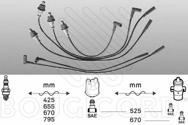 Bougicord 4310 Ignition cable kit 4310: Buy near me in Poland at 2407.PL - Good price!