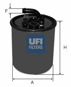 Ufi 24.416.00 Fuel filter 2441600: Buy near me in Poland at 2407.PL - Good price!