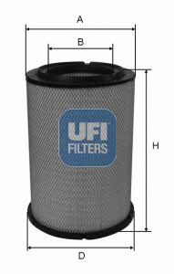 Ufi 27.A02.00 Air filter 27A0200: Buy near me in Poland at 2407.PL - Good price!