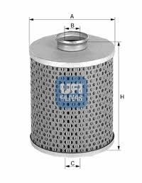 Ufi 25.427.00 Hydraulic filter 2542700: Buy near me in Poland at 2407.PL - Good price!