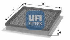 Ufi 30.258.00 Air filter 3025800: Buy near me in Poland at 2407.PL - Good price!