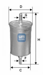 Ufi 31.718.00 Fuel filter 3171800: Buy near me in Poland at 2407.PL - Good price!