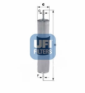 Ufi 31.768.00 Fuel filter 3176800: Buy near me in Poland at 2407.PL - Good price!