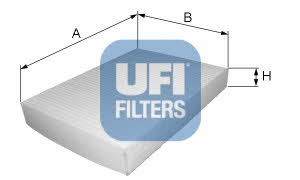 Ufi 53.006.00 Filter, interior air 5300600: Buy near me in Poland at 2407.PL - Good price!