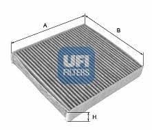 Ufi 54.140.00 Activated Carbon Cabin Filter 5414000: Buy near me in Poland at 2407.PL - Good price!