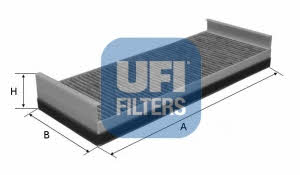 Ufi 54.177.00 Activated Carbon Cabin Filter 5417700: Buy near me in Poland at 2407.PL - Good price!