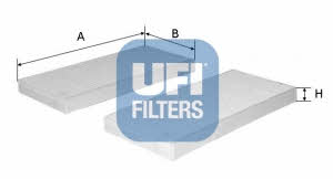 Ufi 53.154.00 Filter, interior air 5315400: Buy near me at 2407.PL in Poland at an Affordable price!