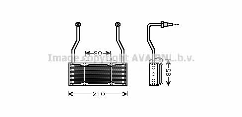 AVA CN3022 Oil cooler CN3022: Buy near me at 2407.PL in Poland at an Affordable price!