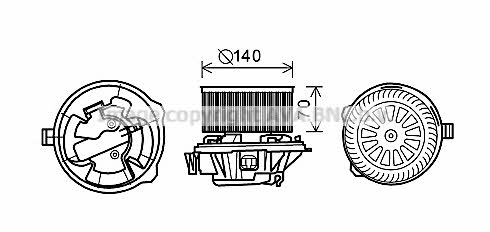 AVA CN8288 Motor der Kabinenbelüftung CN8288: Kaufen Sie zu einem guten Preis in Polen bei 2407.PL!